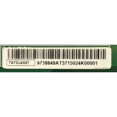 KIT DE TARJETAS PARA TV TCL / MAIN T8-43NAGA-MA1 / 40-MST10S-MAD4HG / V8-ST10K01-LF1V001 / FUENTE 81-PWE065-H91 / SHLD7001F-101H / LED DRIVER 81-BLI065-H03 / SHE7003A-101H / T-CON TATDJ4S57 / E88441 / DISPLAY V650DJ4-Q65 / MODELO 65S401Q - Imagen 5